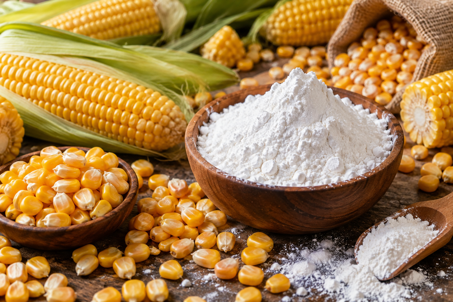 Corn starch sourced for food manufacturing