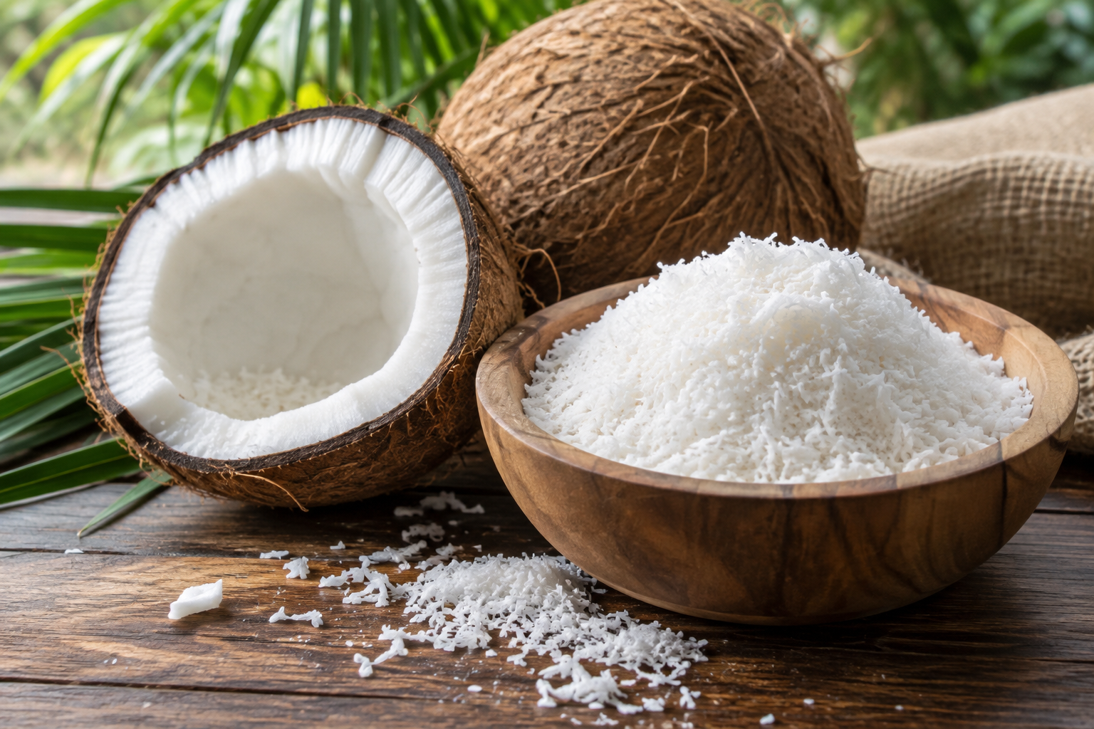 Desiccated coconut sourced from Indonesia